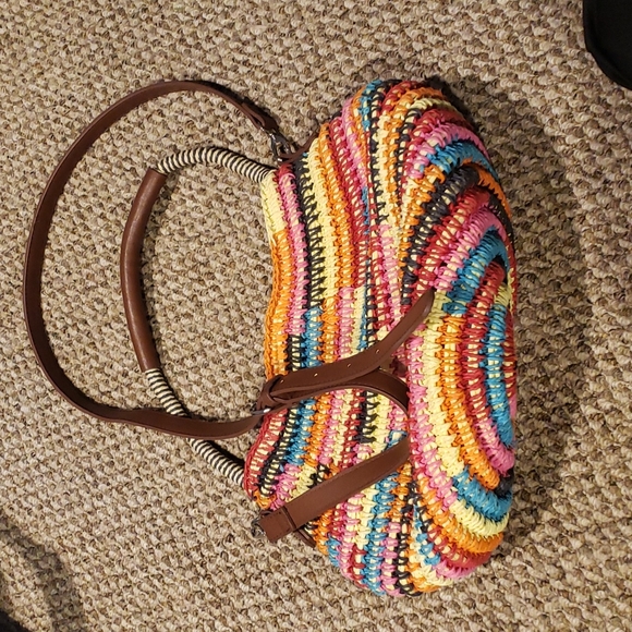 Chic boho style colorful woven bag - Picture 7 of 10